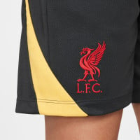 Nike Liverpool Strike Short d'Entraînement 2024-2025 Enfants Gris Foncé Jaune Rouge