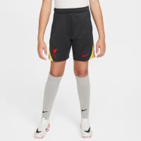 Nike Liverpool Strike Short d'Entraînement 2024-2025 Enfants Gris Foncé Jaune Rouge