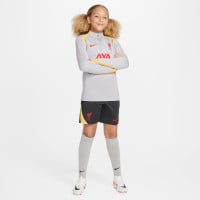 Nike Liverpool Strike Short d'Entraînement 2024-2025 Enfants Gris Foncé Jaune Rouge