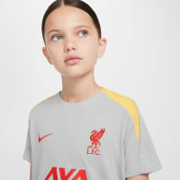 Nike Liverpool Strike Ensemble Training 2024-2025 Enfants Gris Gris Foncé Jaune Rouge