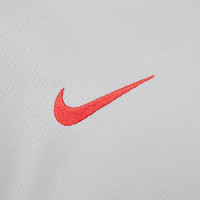 Nike Liverpool Strike Maillot d'Entraînement 2024-2025 Enfants Gris Jaune Rouge