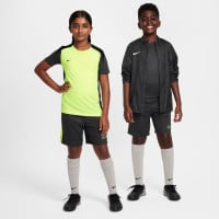 Nike Academy Trainingsbroekje Kids Antraciet Neongeel