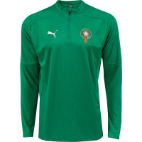 PUMA Maroc Survêtement 1/4-Zip 2024-2026 Vert Noir Argenté