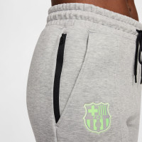 Nike FC Barcelone Tech Fleece Pantalon de Jogging 2024-2025 Femmes Gris Vert Clair