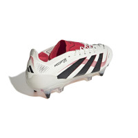 adidas Predator Elite Crampons Vissés Chaussures de Foot (SG) Blanc Noir Rouge