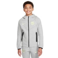 Nike FC Barcelone Tech Fleece Veste 2024-2025 Enfants Gris Vert Clair