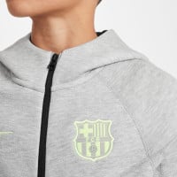 Nike FC Barcelone Tech Fleece Veste 2024-2025 Enfants Gris Vert Clair