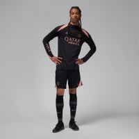 Nike Paris Saint-Germain x Jordan Strike Haut d'Entraînement 1/4-Zip 2024-2025 Noir Rose