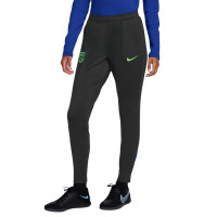 Nike FC Barcelone Strike Pantalon d'Entraînement 2024-2025 Femmes Gris Foncé Vert Clair