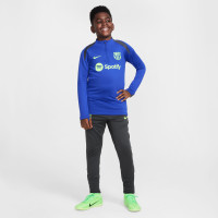 Nike FC Barcelona Strike Trainingsbroek 2024-2025 Kids Donkergrijs Lichtgroen