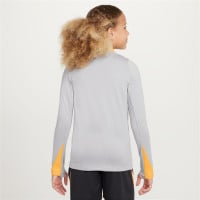 Nike Liverpool Strike Haut d'Entraînement 1/4-Zip 2024-2025 Enfants Gris Jaune Rouge