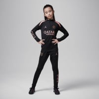 Nike Paris Saint-Germain x Jordan Strike Haut d'Entraînement 1/4-Zip 2024-2025 Enfants Noir Rose