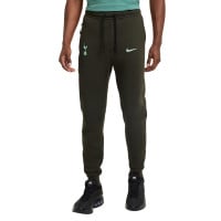 Nike Tottenham Hotspur Tech Fleece Joggingbroek 2024-2025 Donkergrijs Groen Lichtblauw