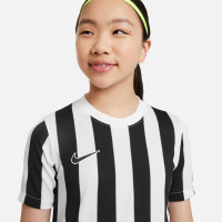 Nike Striped Division IV Maillot de Football Enfants Blanc Noir