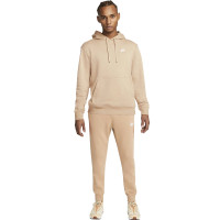 Survêtement polaire Nike Sportswear Club à capuche beige blanc