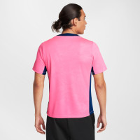 Nike Atletico Madrid Pre-Match Trainingsshirt 2024-2025 Roze Donkerblauw