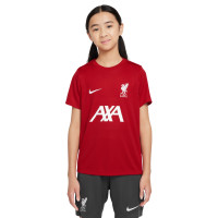 Nike Liverpool Academy Pro Trainingsshirt 2024-2025 Kids Rood Wit