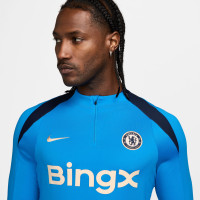 Survêtement Nike Chelsea Strike 1/4-Zip 2024-2025 Bleu Bleu foncé