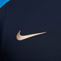 Nike Chelsea Strike Trainingstrui 1/4-Zip 2024-2025 Donkerblauw Blauw