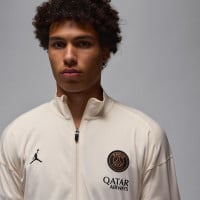 Nike Paris Saint-Germain x Jordan Strike Survêtement Full-Zip 2024-2025 Blanc Cassé Noir Rose