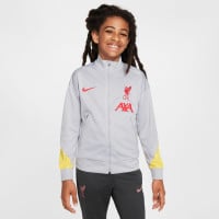 Nike Liverpool Strike Trainingspak Full-Zip 2024-2025 Kids Grijs Donkergrijs Rood