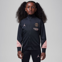 Nike Paris Saint-Germain x Jordan Strike Trainingspak Full-Zip 2024-2025 Kids Zwart Roze