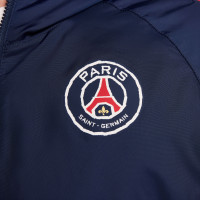 Nike Paris Saint-Germain Trainingspak Woven Hooded 2024-2025 Donkerblauw Rood