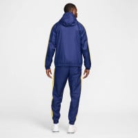 Nike Tottenham Hotspur Survêtement à Capuche Woven 2024-2025 Bleu Foncé Jaune Blanc