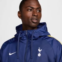 Nike Tottenham Hotspur Survêtement à Capuche Woven 2024-2025 Bleu Foncé Jaune Blanc