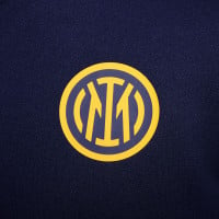 Nike Inter Milan Strike Survêtement à Capuche Full-Zip 2024-2025 Enfants Bleu Foncé Doré