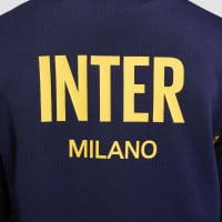 Nike Inter Milan Strike Survêtement à Capuche Full-Zip 2024-2025 Enfants Bleu Foncé Doré