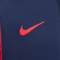 Nike Paris Saint-Germain Trainingspak Full-Zip Hooded 2024-2025 Kids Donkerblauw Rood