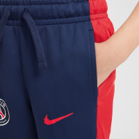 Nike Paris Saint-Germain Trainingspak Full-Zip Hooded 2024-2025 Kids Donkerblauw Rood