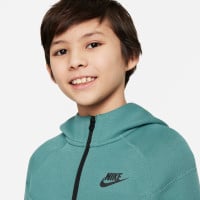 Nike Tech Fleece Sportswear Trainingspak Kids Groen Zwart