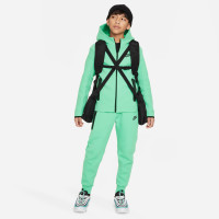 Nike Tech Fleece Sportswear Survêtement Enfants Vert Menthe Noir