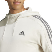 adidas City Escape Fleece Sweat à Capuche Beige Gris Foncé