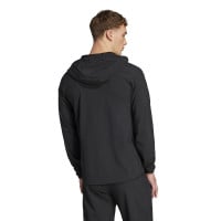 adidas Tiro 25 Vis Tech Competition Survêtement à Capuche Full-Zip Noir Gris Foncé