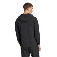 adidas Tiro 25 Vis Tech Competition Hooded Trainingspak Full-Zip Zwart Donkergrijs