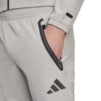 adidas Tiro 25 Vis Tech Competition Survêtement à Capuche Full-Zip Gris Noir