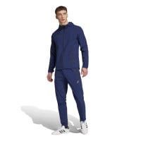 adidas Tiro 25 Vis Tech Competition Survêtement à Capuche Full-Zip Bleu Foncé Noir