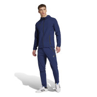 adidas Tiro 25 Vis Tech Competition Trainingsbroek Donkerblauw Zwart