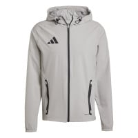 adidas Tiro 25 Vis Tech Competition Veste d'Entraînement à Capuche Gris Noir