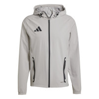 adidas Tiro 25 Vis Tech Competition Survêtement à Capuche Full-Zip Gris Noir