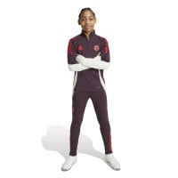 adidas Bayern Munich Pantalon d'Entraînement 2024-2025 Enfants Bordeaux Blanc Rouge