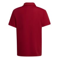 adidas Entrada 22 Polo Enfants Rouge Blanc