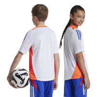 adidas Tiro 24 Voetbalshirt Kids Wit Blauw Rood Oranje