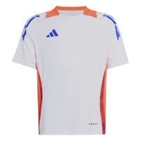 adidas Tiro 24 Voetbalshirt Kids Wit Blauw Rood Oranje