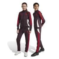 adidas Bayern Munich Survêtement Full-Zip 2024-2025 Enfants Bordeaux Rouge Blanc