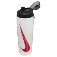 Nike Refuel Locking Drinkbus 709ML Wit Zwart Rood