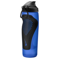 Nike Refuel Locking Drinkbus 709ML Blauw Zwart Zilver